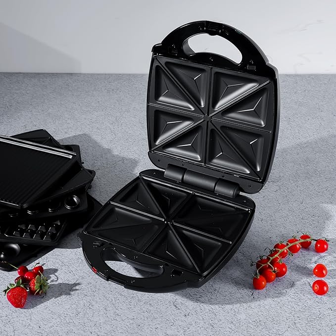 Geepas 6 in 1 Multi Snacks Sandwich Maker 36528
