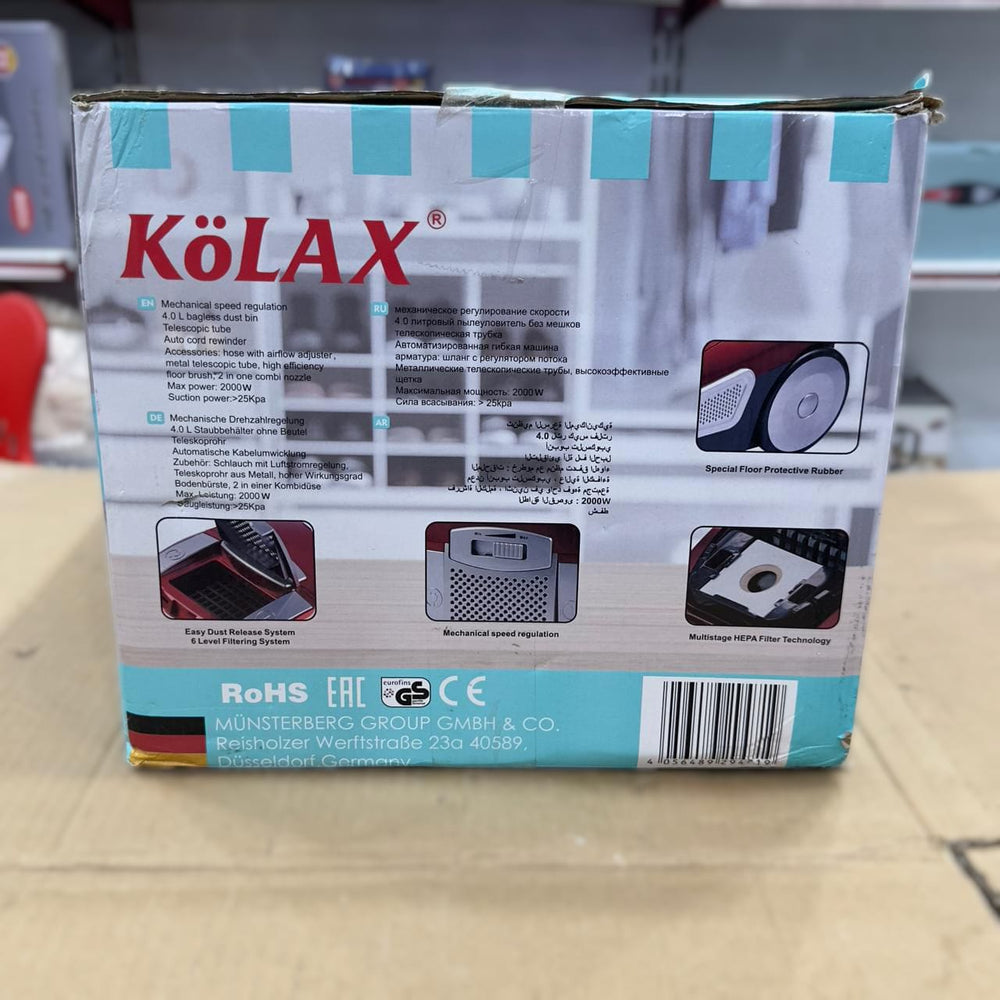 Kolax 4L Electric Vacuum Cleaner