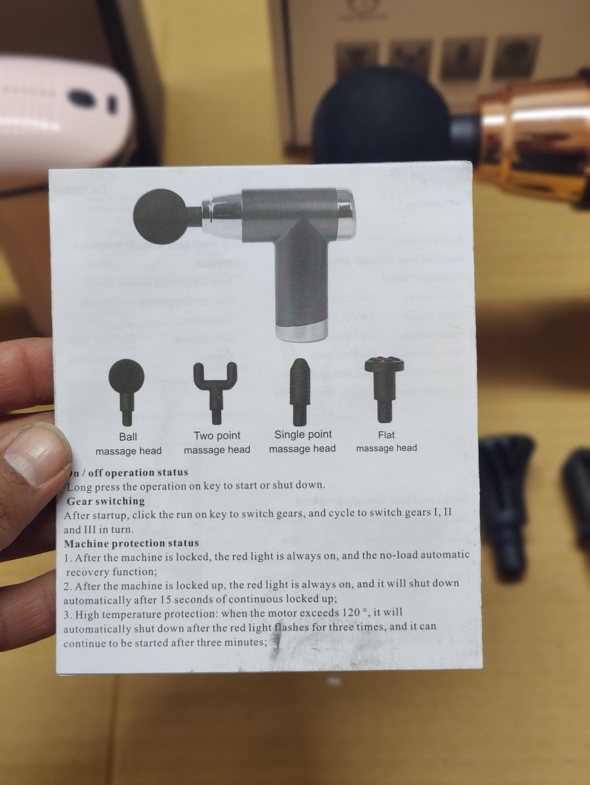 Imported Facial Massage Gun