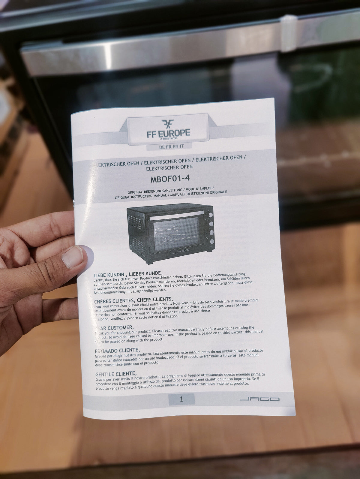 FF EUROPE 60L Backing Oven