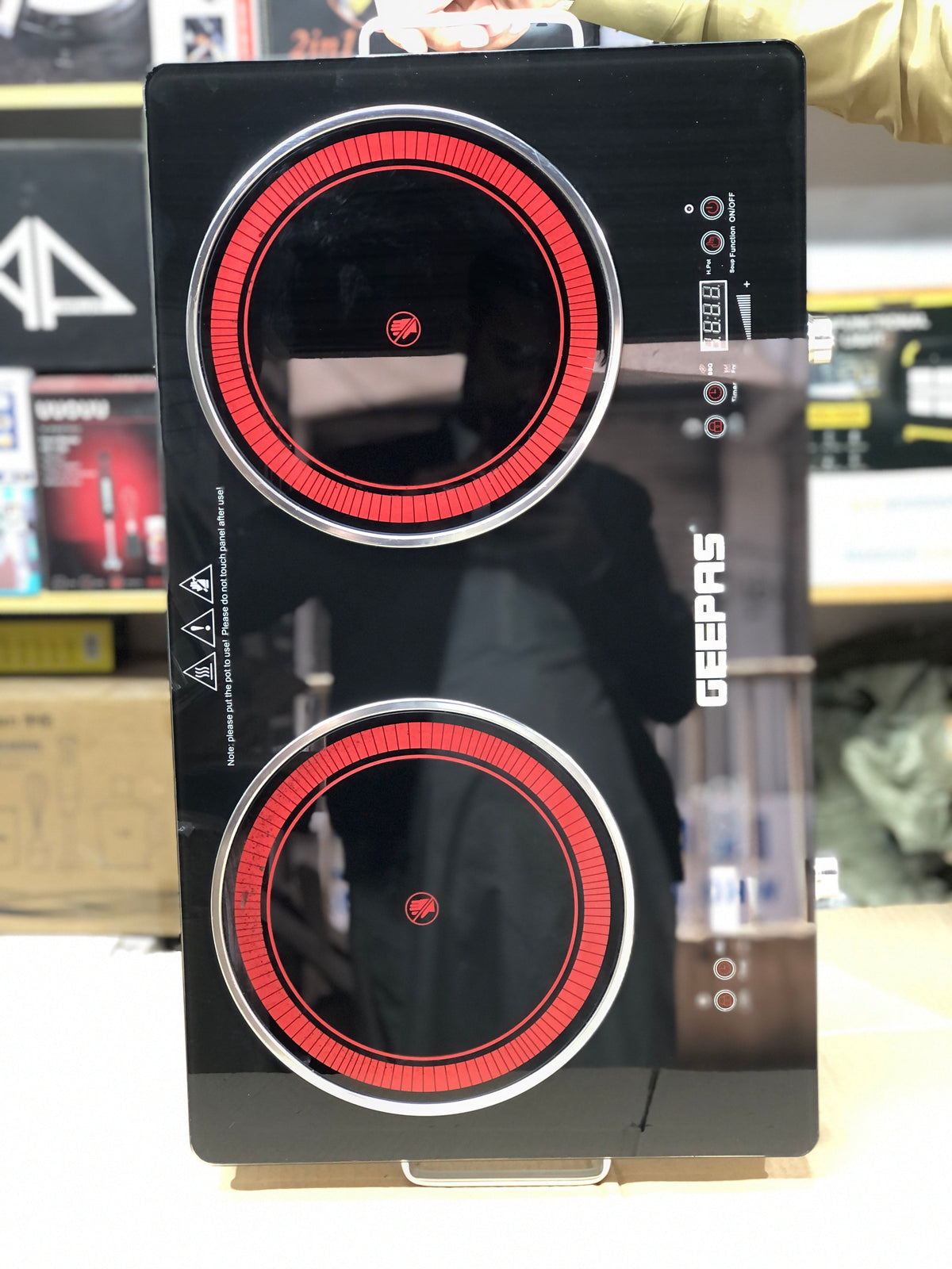 Geepas Double Digital Infrared Hot Plate 6133