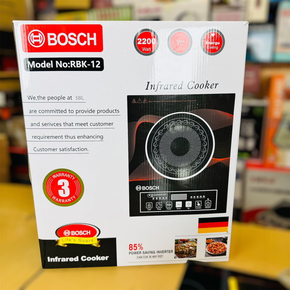 Bosch Infrared Cooker RBK-12 | Energy Efficient