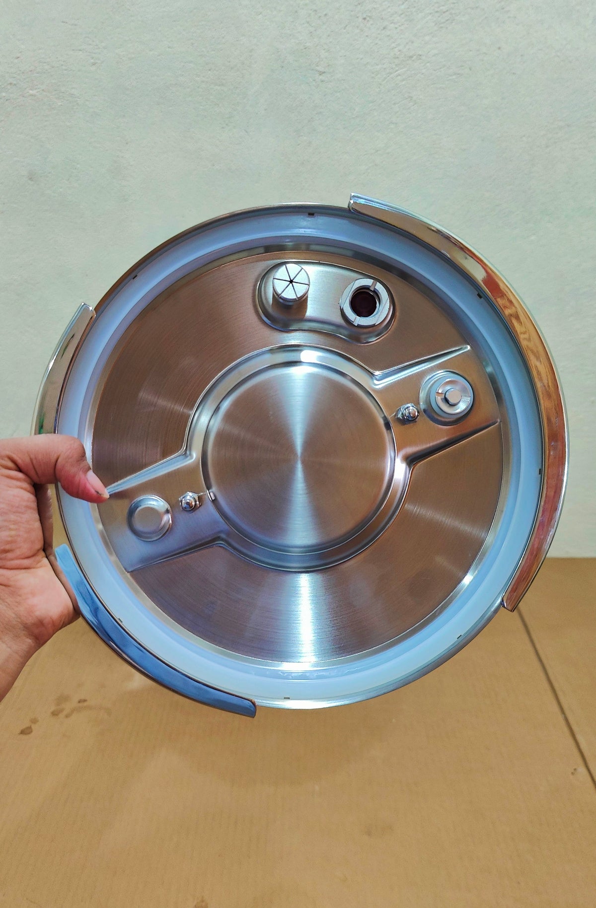 Imported Unique Pro 3 in 1 Stainless Steel Automatic Pressure Cooker - 5L + 7L