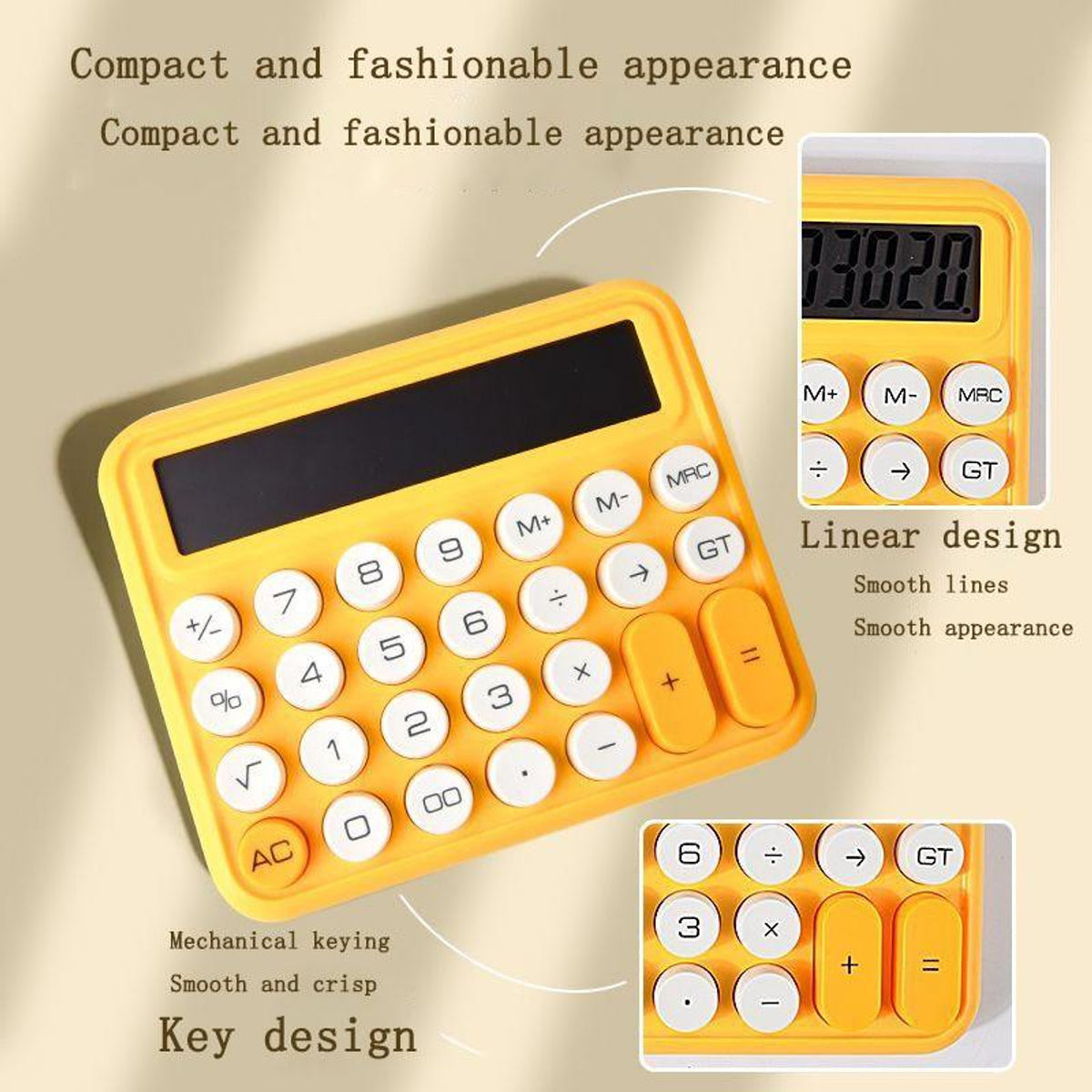 Imported 12-digit Mechanical Keyboard Calculator