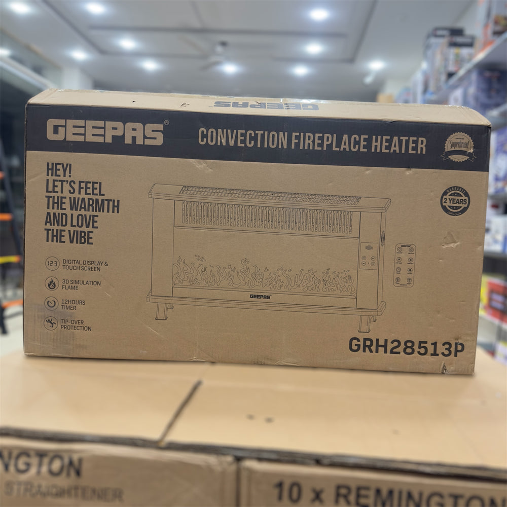 Geepas Convection Fireplace Heater 28513