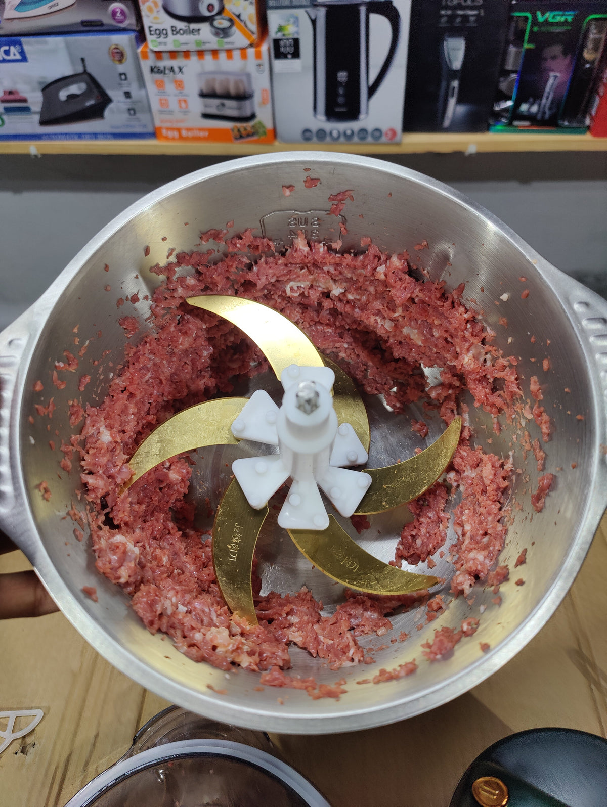 Super Crest 5L Meat Chopper with 6 Blades 2 Speed Level