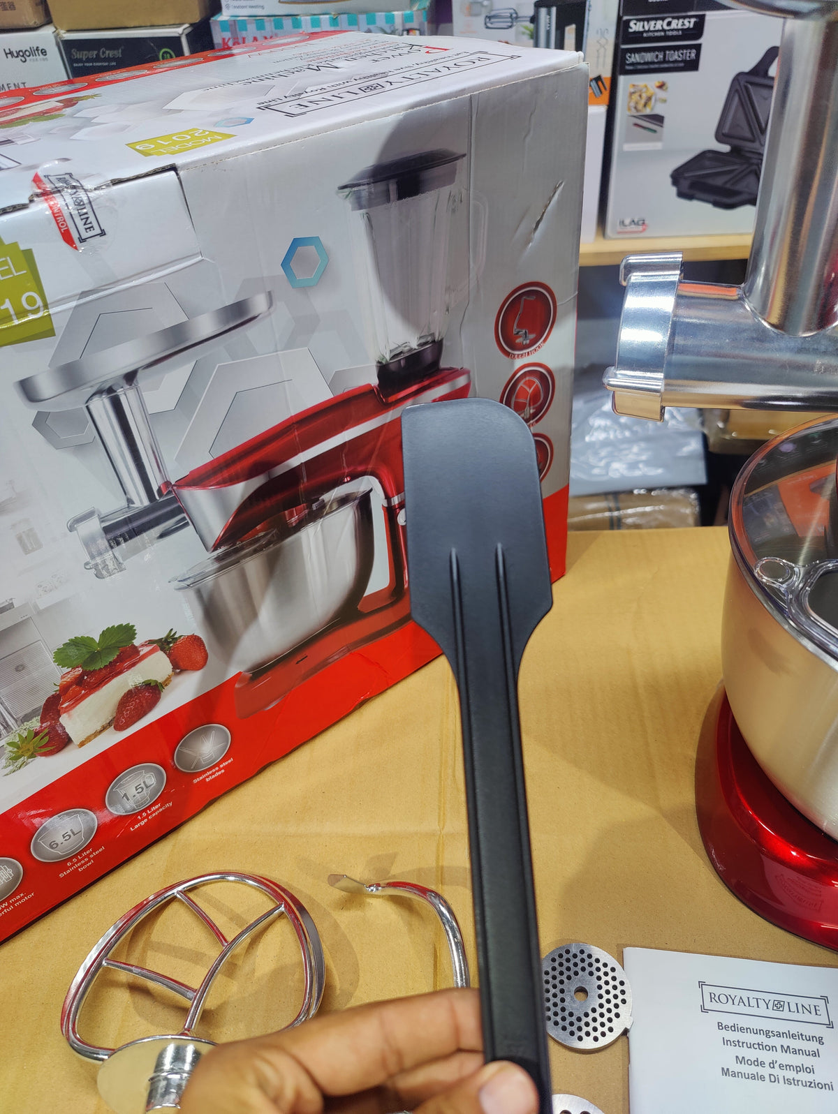 Royalty Line 6.5L 3-in-1 Stand Mixer & Kitchen Machine