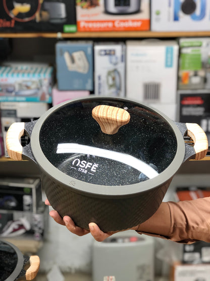 Osfe 12pcs Granite Induction Based Cookware Set