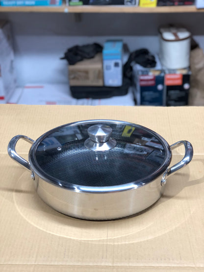 Imported Honey Comb Shallow Open Cookware Set