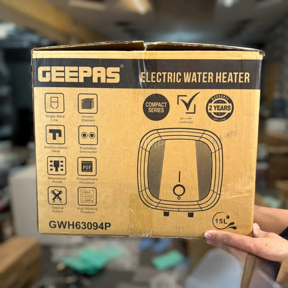 Geepas 15 & 30L ELectric Water Heater